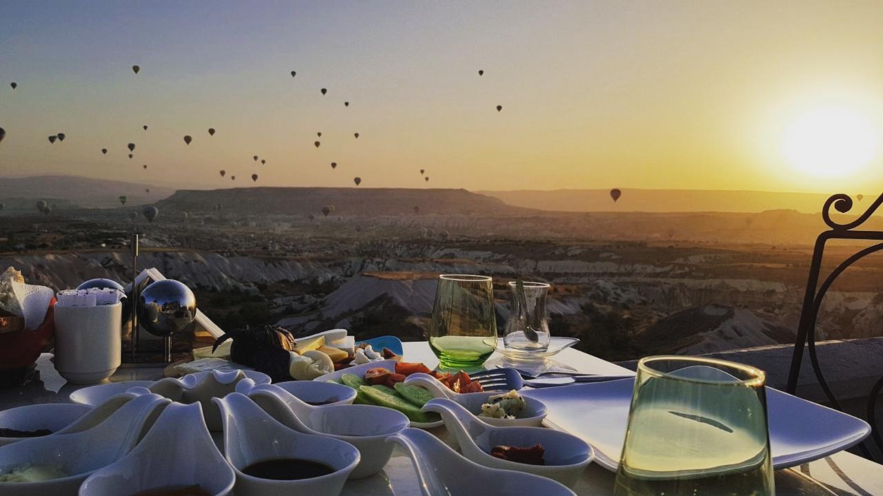 Eyes Of Cappadocia Cave Hotel Üçhisar Exterior foto